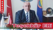 MUHAMMET LİKOĞLU TEŞEKKÜR ETTİ