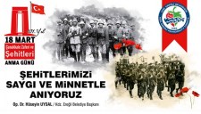 BAŞKAN UYSALIN ÇANAKKALE ŞEHİTLERİ ANMA MESAJI...