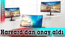 SAMSUNG KAVİSLİ MONİTÖR HARVARDDAN ONAY ALDI