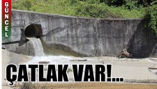 KÜL BARAJINDA ÇATLAK VAR...