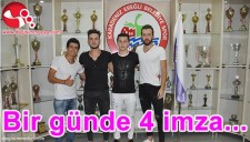 BİR GÜNDE 4 İMZA...