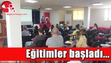 GİRİŞİMCİLİK EĞİTİMLERİ BAŞLADI...