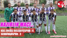 EREĞLİ BELEDİYESPORDA İLK HAZIRLIK MAÇI...