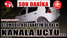 OTOMOBİL KULLANMASINI ÖĞRENEYİM DERKEN KANALA UÇTU...