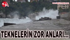 TEKNELER ZOR ANLAR YAŞADI...