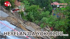 ZONGULDAKTA MEYDANA GELEN HEYELANDA BİR EV TOPRAK ALTINDA KALDI