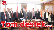 CHP ÖRGÜTÜNDEN BAŞKAN AKDEMİRE DESTEK...