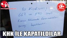 6 KURUM KHK İLE KAPATILDI