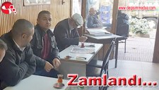 ÇAY ZAMLANDI...