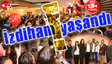 ÖZDEMİR PARKTA PASCAL NOUMA VE MERVE AYDIN İZDİHAMI...