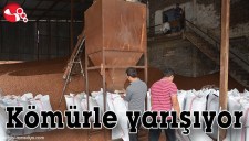 KÖMÜRLE YARIŞIYOR