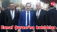 ESNAF ŞURASINA KATILDILAR
