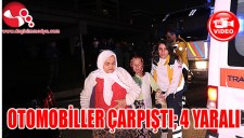 ALKOLLÜ SÜRÜCÜ KAZA YAPTI; 4 YARALI