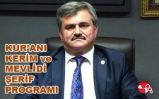 KURANI KERİM VE MEVLİDİ ŞERİF PROGRAMI