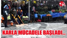 KARLA MÜCADELE BAŞLADI
