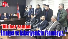 AK PARTİDEN EMNİYET VE JANDARMAYA ZİYARET