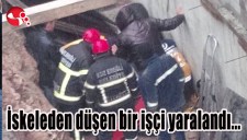 İSKELEDEN DÜŞEN İŞÇİ YARALANDI...