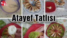 Atayef Tatlısı Muhallebili Taş Kadayıf