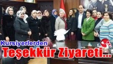 GÜLÜÇLÜ BAYANLARDAN BAŞKAN DEMİRTAŞA TEŞEKKÜR ZİYARETİ
