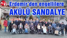 ERDEMİRDEN ENGELLİLERE AKÜLÜ SANDALYE...