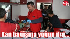 KAN BAĞIŞINA YOĞUN İLGİ...