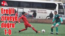 EREĞLİ BELEDİYESPOR ZİRVEYE DOĞRU : 1-0
