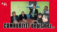 CUMHURİYET değişmez...