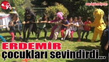 ERDEMİR ÇOCUKLARI SEVİNDİRDİ...