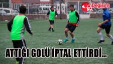 ATTIĞI GOLÜ İPTAL ETTİRDİ...
