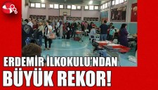 ERDEMİR İLKOKULUNDAN BÜYÜK REKOR