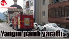 Yangın panik yarattı...