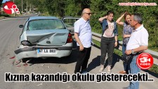 Kızına kazandığı okulu gösterecekti...
