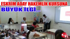 ESKRİM ADAY HAKEMLİK KURSUNA BÜYÜK İLGİ....