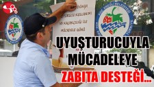 UYUŞTURUCUYLA MÜCADELEYE ZABITA DESTEĞİ..