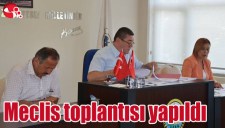 Temmuz ayı meclis toplantısı yapıldı...