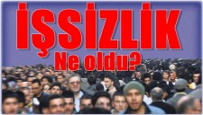 İşsizlik ne oldu