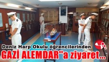 Deniz Harp Okulu öğrencilerinden GAZİ ALEMDARa ziyaret...