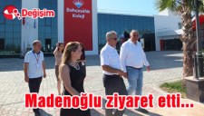 Kaymakam Madenoğlu ziyaret etti...
