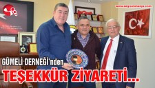 GÜMELİ DERNEĞİnden TEŞEKKÜR ZİYARETİ...