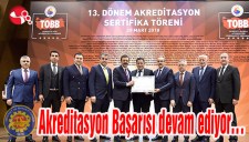 Ereğli TSOda Akreditasyon Başarısı devam ediyor...