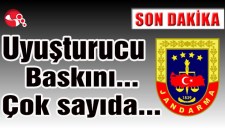 Uyuşturucu baskını... Çok sayıda...