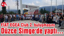 FİAT EGEA Club 2. buluşmasını Düzce Simgede yaptı...