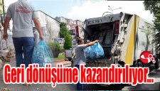 Atıklar geri dönüşüme kazandırılıyor...