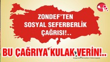 ZONDEFten Sosyal Seferberlik Çağrısı..