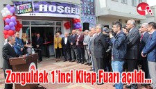 Zonguldak 1inci Kitap Fuarı açıldı...