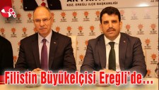 Filistin Büyükelçisi Ereğlide...