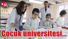 Çocuk üniversitesi başladı...