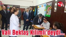 Vali Bektaş, Kilimlideydi...