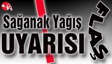 Meteorolojiden sağanak yağış uyarısı..