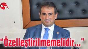 Demirtaş: “Özelleştirilmemelidir...”